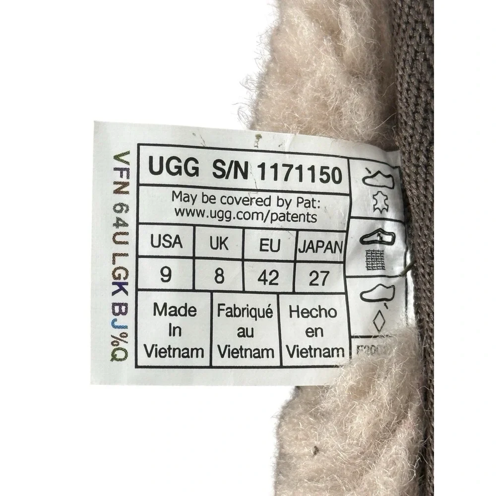 Ugg Classic Mini GTX Brown Men Size 9 M Gore Tex Waterproof Casual Vibram